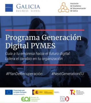 Participa no Programa Generación Digital Pymes con Galicia Business School