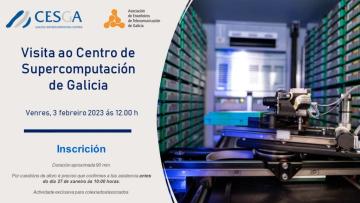 Visita ás instalacións do Centro de Supercomputación de Galicia
